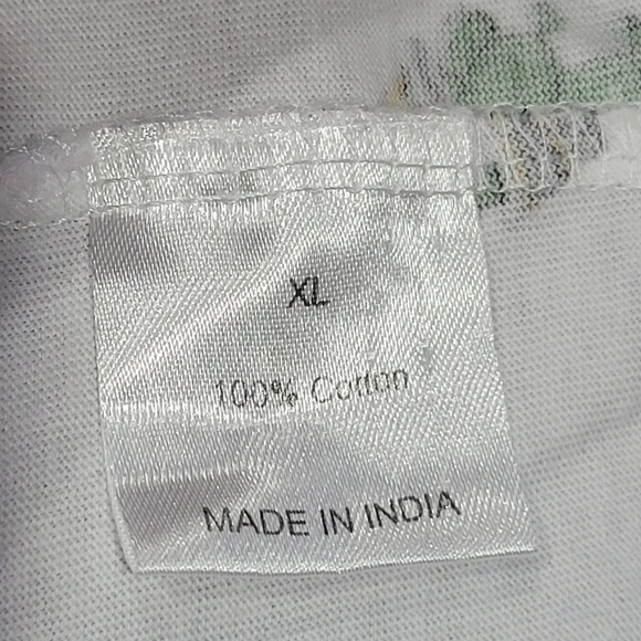 XL 100% Cotton Cactus Crop T-Shirt Soft Comfy Casual - Picture 4 of 4